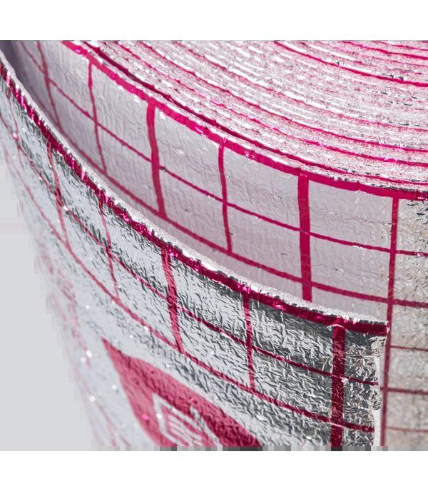 Отражающая изоляция с разметкой, НПЭ Flex, 5мм, тип В, 25 м